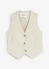 Gilet sans manches 100 % lin, bonprix