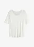 T-shirt doux en viscose extensible, bonprix