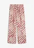 Pantalon ample avec imprimé, bonprix