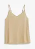 Top bretelles spaghetti avec fil lurex, bonprix