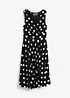 Robe en jersey à pois, bonprix