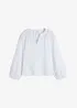 Blouse oversize en gaze de coton, bonprix