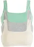 Lot de 3 brassières coton extensible, bonprix