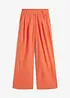 Pantalon palazzo en lin mélangé, coupe très large, bonprix