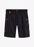 Bermuda cargo avec ceinture et taille élastiquée, Regular, bonprix