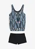 Tankini oversize (ens. 2 pces) avec shorty, bonprix
