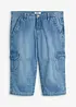 Jean cargo extensible longueur 3/4, coupe droite regular, bonprix