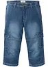 Jean cargo extensible longueur 3/4, coupe droite regular, bonprix
