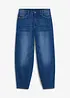 Jean barrel taille haute en coton, bonprix