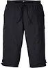 Pantalon 3/4 en microfibre confortable, Regular, bonprix