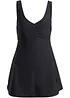 Robe de bain sculptante, maintien modéré, col V, bonprix