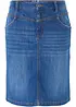 Jupe en jean extensible, bonprix