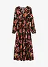 Robe longue imprimée, bonprix