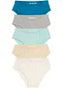 Lot de 5 slips coton, bonprix