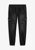 Jean jogger droit avec poches cargo, Regular, bonprix