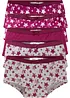 Lot de 5 culottes avec coton doux, bonprix