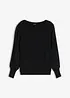 Pull à manches plissées, bonprix