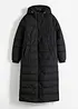 Doudoune longue à capuche, bonprix
