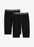 Lot de 2 pantalons sous-vêtements coton longueur 3/4, bonprix