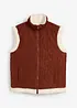 Gilet sans manches réversible en sherpa, bonprix