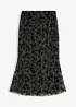 Jupe midi en mesh, bonprix