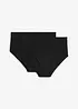 Lot de 2 culottes menstruelles Maxi, flux moyen, bonprix
