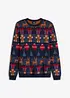 Pull à motif de Noël, bonprix