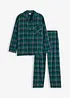 Pyjama boutonné homme en flanelle douce, manches longues, bonprix