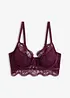 Soutien-gorge long en dentelle, bonprix