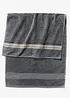 Serviette de toilette avec détails rayés, bonprix