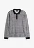 Polo manches longues en maille piquée 100% coton, bonprix