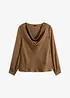 Blouse en satin fin, bonprix