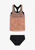 Tankini avec dentelle extensible (ens. 2 pces), bonprix