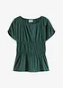 Top blouse froncé, bonprix
