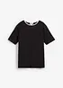 T-shirt avec détail contrastant, bonprix