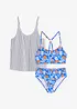 Tankini et haut de bikini (ens. 3 pces), bonprix