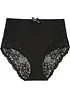 Slip taille haute avec dentelle, bonprix