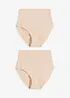Lot de 2 slips sculptants ultra légers sans coutures, bonprix