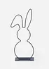 Figurine déco Silhouette de lapin, bonprix