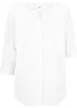 Chemisier en lin mélangé, manches 3/4, bonprix