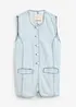 Gilet sans manches en jean, bonprix