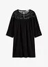 Robe en jersey avec dentelle au crochet, bonprix