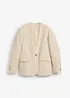 Blazer sans col 100% lin, bonprix