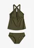 Tankini (ens. 2 pces) à bretelles croisées, bonprix