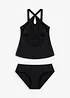 Tankini (ens. 2 pces) à bretelles croisées, bonprix