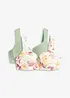 Lot de 2 soutiens-gorge coton à coques et armatures, bonprix