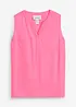 Blouse sans manches en viscose fluide, bonprix