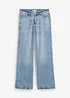 Jean droit et ample, taille mi-haute, peu extensible, bonprix