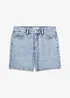 Bermuda en jean taille mi-haute, peu extensible, bonprix