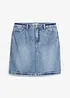 Jupe midi en jean, peu extensible, bonprix